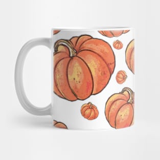 Orange pumpkin Halloween Mug